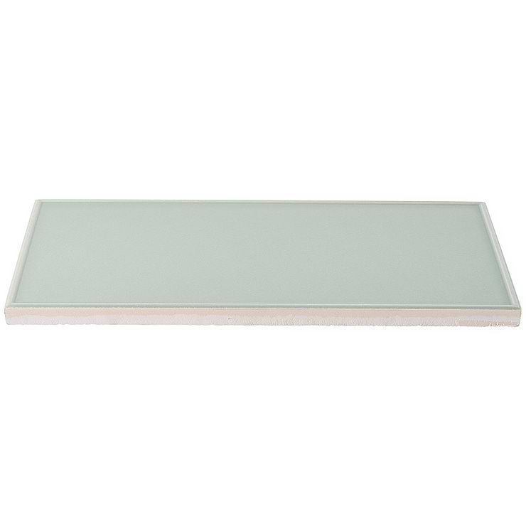 Stacy Garcia Maddox Frame Mineral Green 4x8 Matte Ceramic Wall Tile