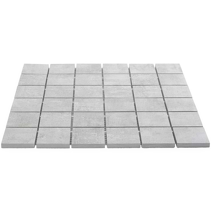 Holland Fog Medium Gray 2x2 Matte Porcelain Mosaic Tile