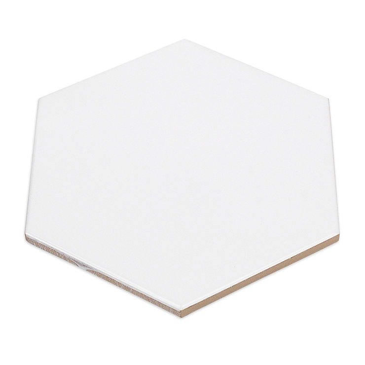 Exagoni Puro Blanco Brillo Hexagon Ceramic Tile