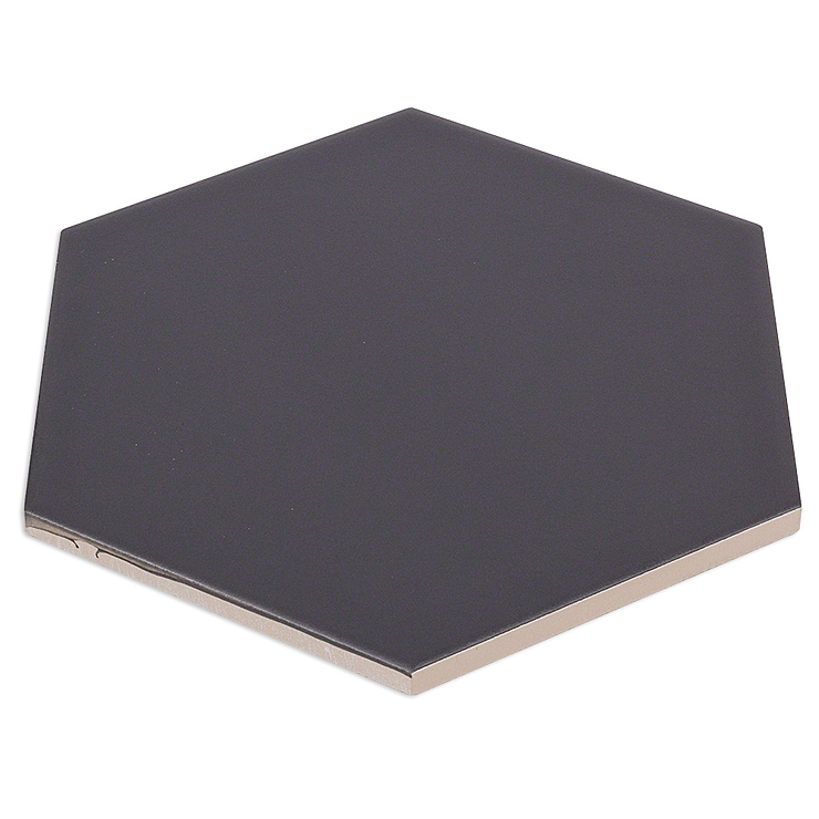 Exagoni Puro Grafito Matte Hexagon Ceramic Tile