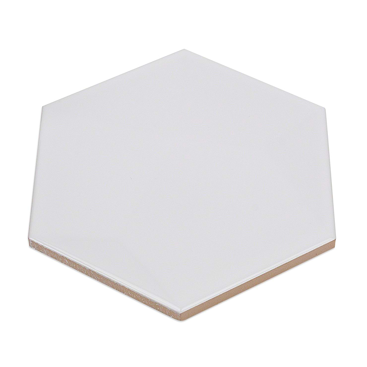 Exagoni Dimension Blanco Brillo Hexagon Ceramic Tile