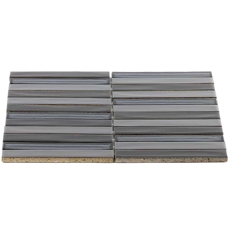 Vibrato Shadow Metallic Ceramic and Glass Mosaic Tile