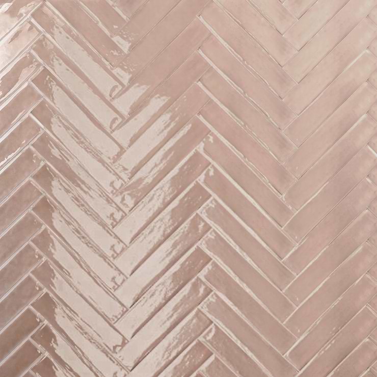 Paint Rosa Pink 3x16 Glossy Porcelain Subway Tile