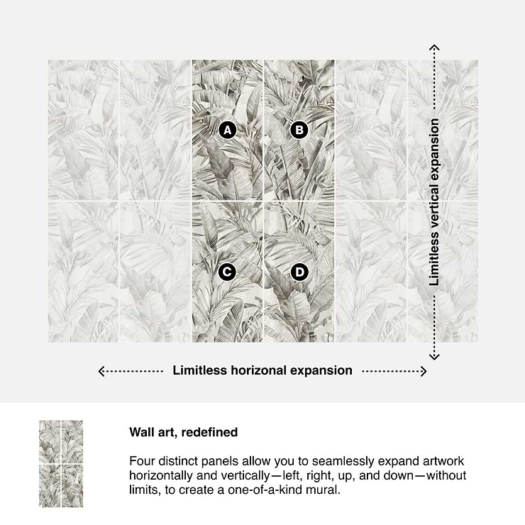Art Gallery by Paula Purroy Golden Field Ivory Gray and White 24x48 Artisan Decor Matte Porcelain Tile