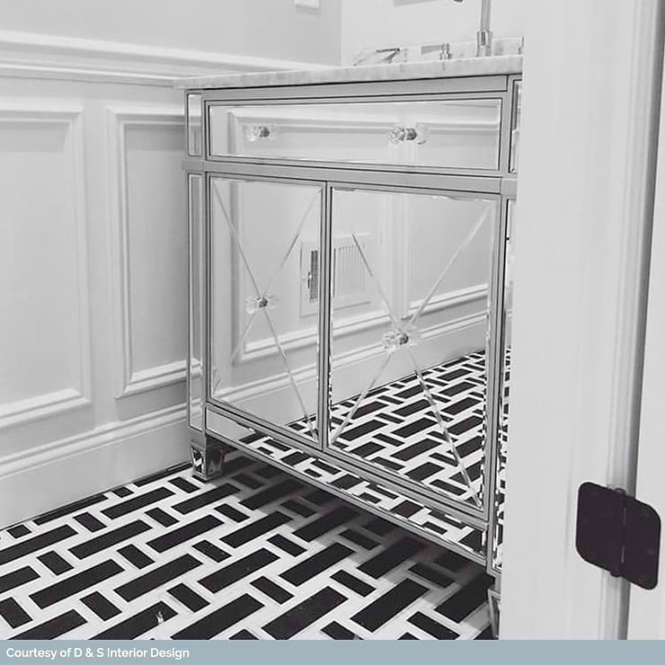Esplanade Black Beauty Polished Marble Mosaic Tile