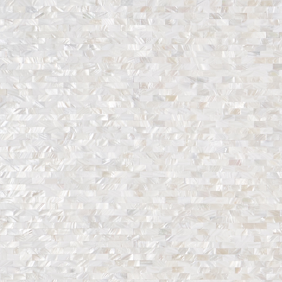 Mother of Pearl LPS Beige Mini Brick Seamless Peel & Stick Self Adhesive Polished Pearl Shell Mosaic Tile