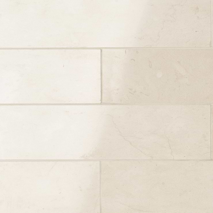 Aero Cream Light Beige 3x12 Polished Limestone Tile