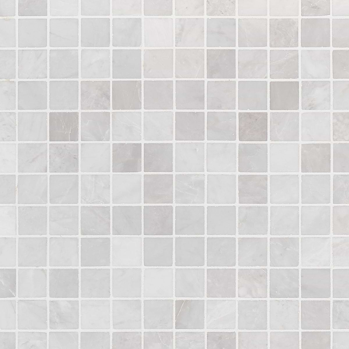 Ice Gray 1x1 Honed Marble Mosaic