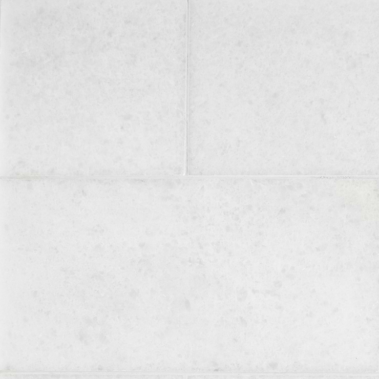 Snow White 6x12 Honed Marble Tile