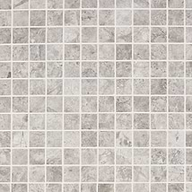 Tundra Gray 1x1 Honed Limestone Mosaic