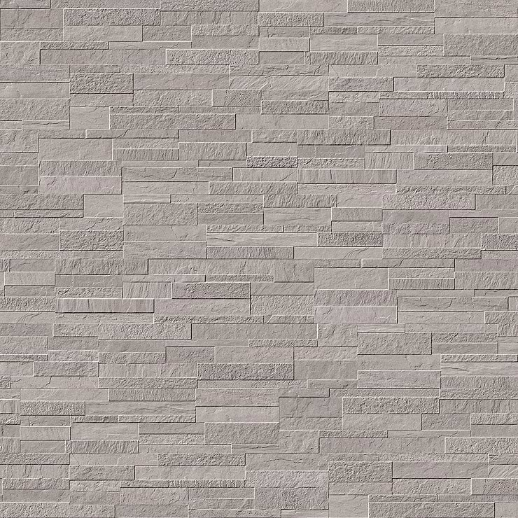 Rugged Stacked Bluestone Select 6x24 Matte Porcelain Ledger Stone Veneer