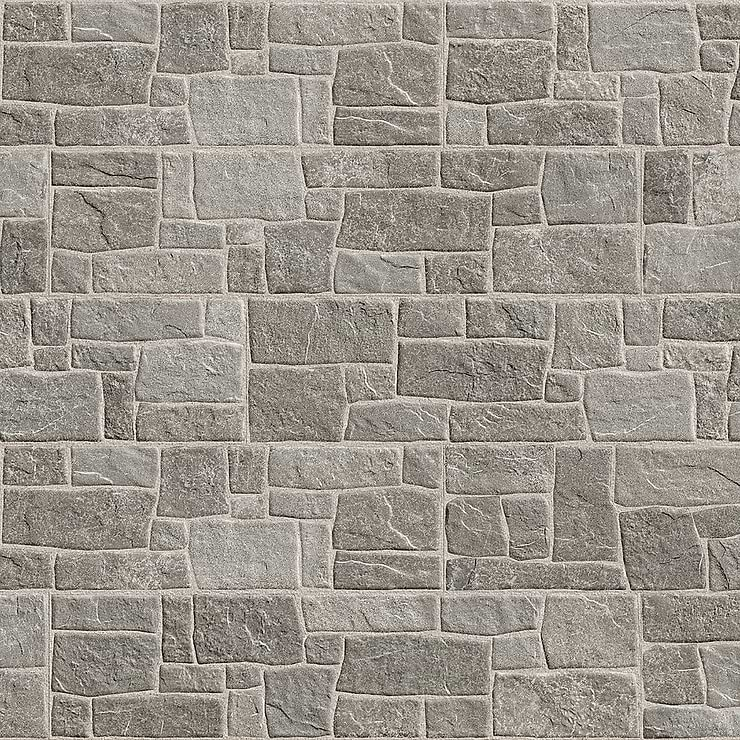 Rugged Tumbled Bluestone Tumbled 6x24 Matte Porcelain Ledger Stone Veneer