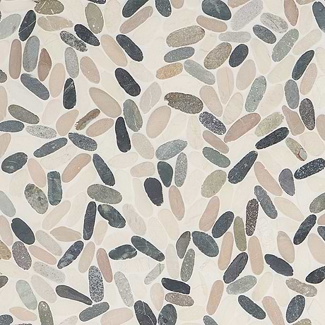 Pebble Tile for Backsplash,Kitchen Wall,Kitchen Floor,Bathroom Floor,Bathroom Wall,Shower Wall,Shower Floor,Outdoor Floor,Outdoor Wall,Commercial Floor