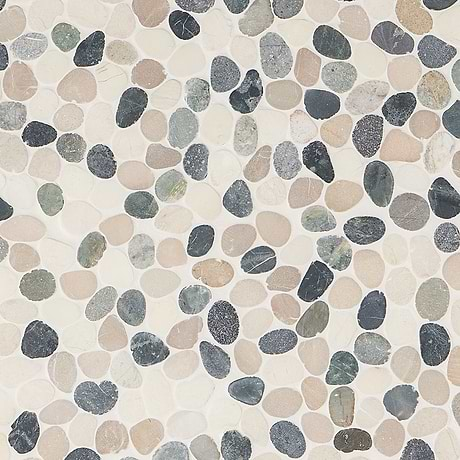 Pebble Tile for Backsplash,Kitchen Wall,Kitchen Floor,Bathroom Floor,Bathroom Wall,Shower Wall,Shower Floor,Outdoor Floor,Outdoor Wall,Commercial Floor