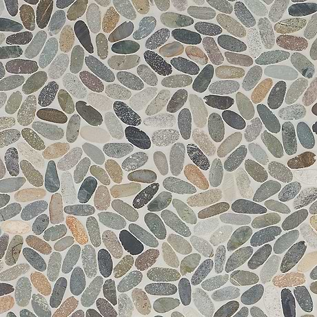 Pebble Tile for Backsplash,Kitchen Wall,Kitchen Floor,Bathroom Floor,Bathroom Wall,Shower Wall,Shower Floor,Outdoor Floor,Outdoor Wall,Commercial Floor