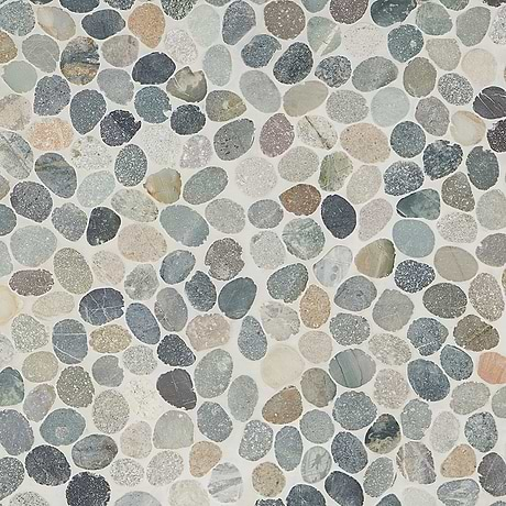 Pebble Tile for Backsplash,Kitchen Wall,Kitchen Floor,Bathroom Floor,Bathroom Wall,Shower Wall,Shower Floor,Outdoor Floor,Outdoor Wall,Commercial Floor