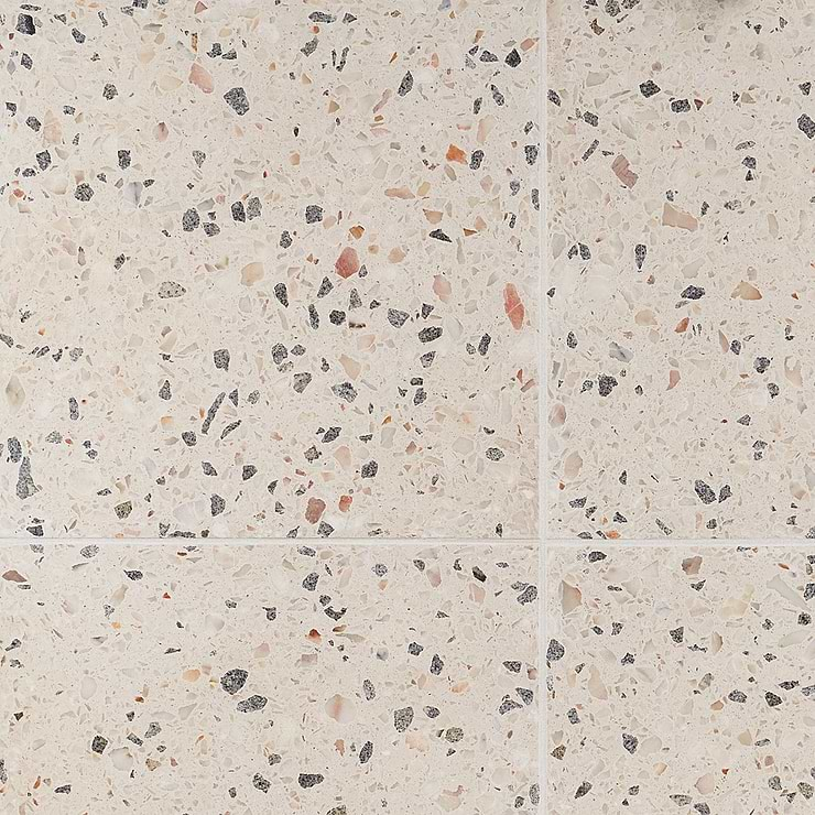 True Terrazzo Sonora Beige 16x16 Polished Terrazzo Tile