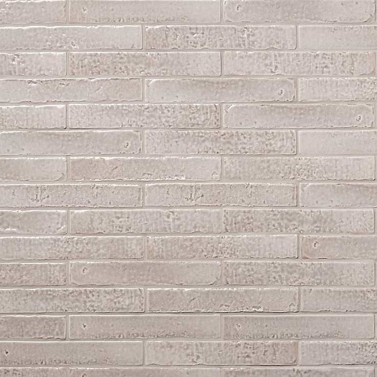 Wabi Sabi Agata Gray 1.5x9 Crackled Glossy Ceramic Tile