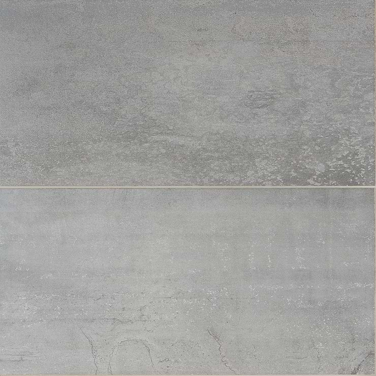 Hewlett Metal Silver 12x24 Matte Porcelain Tile