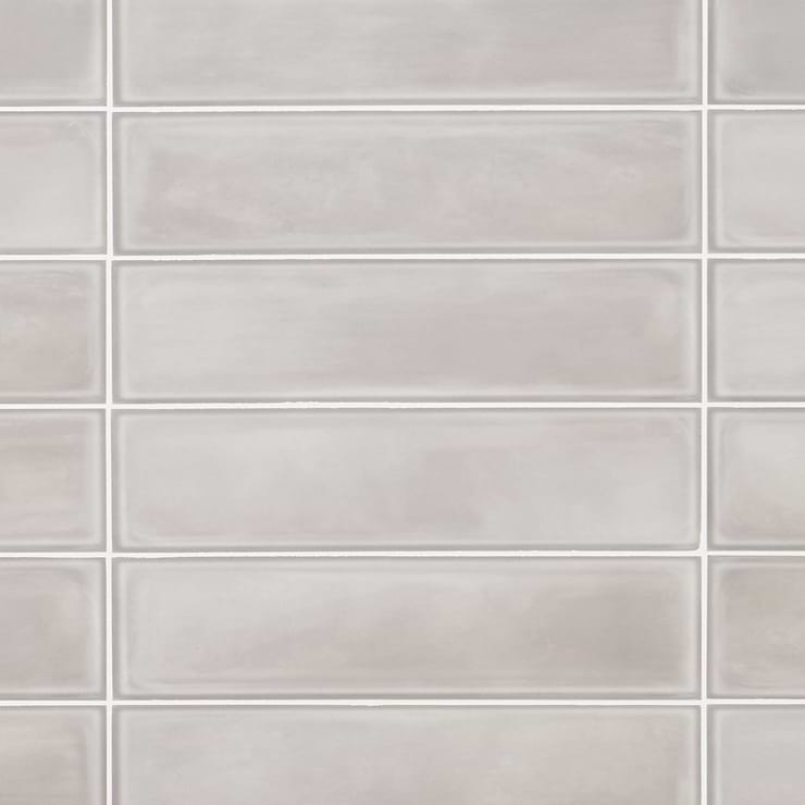 Stacy Garcia ArtBlock Grigio Gray 4x16 Matte Porcelain Tile