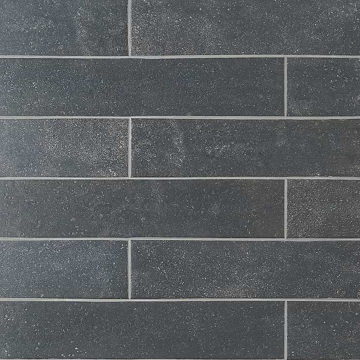 Texstone Antracita Dark Gray 4x19 Matte Porcelain Subway Tile