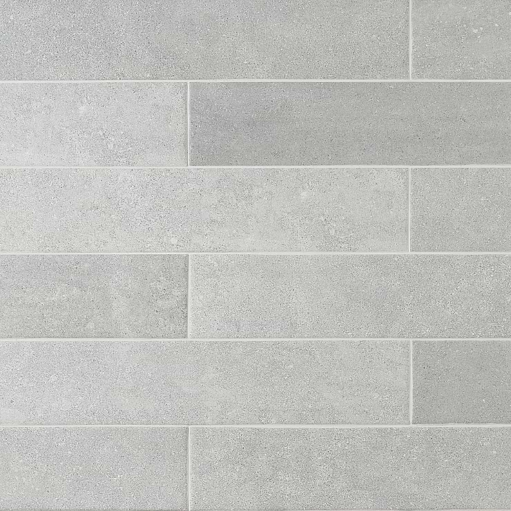 Texstone Gris Gray 4x19 Matte Porcelain Subway Tile