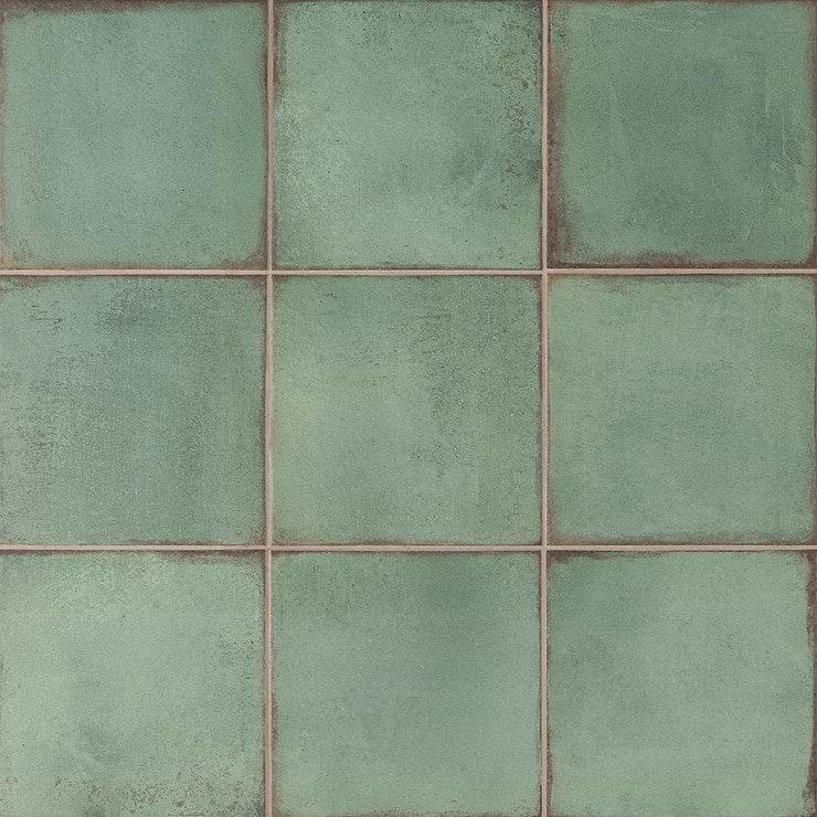 Los Lunas Green 8x8 Matte Porcelain Tile