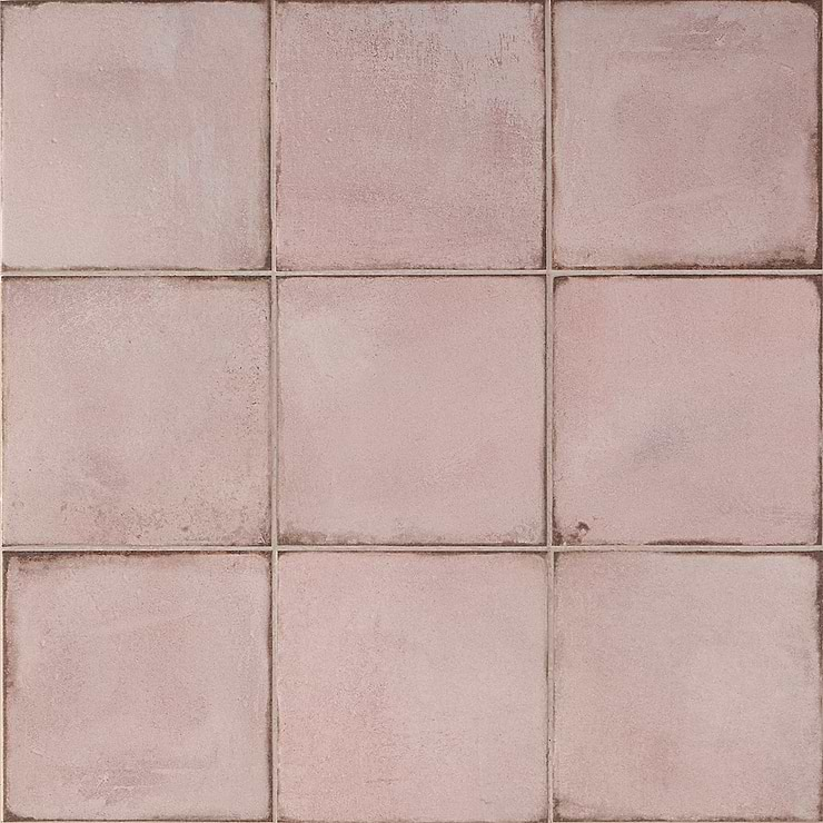 Los Lunas Pink Rose 8x8 Matte Porcelain Tile