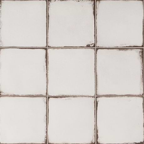 Los Lunas White 8x8 Matte Porcelain Tile