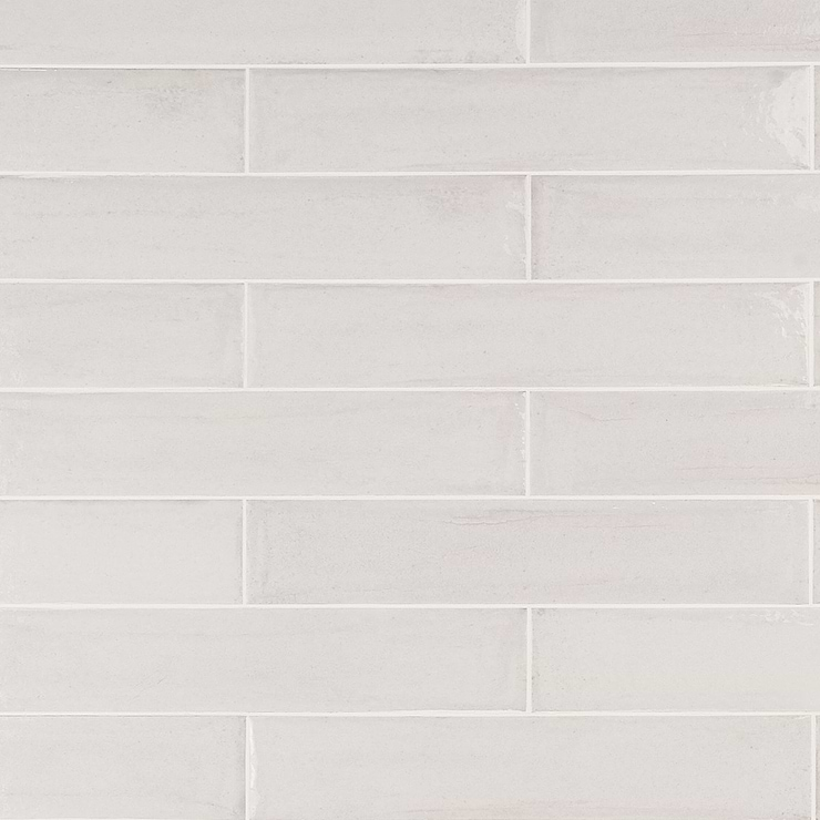 Paint Bianco White 3x16 Glossy Porcelain Subway Tile