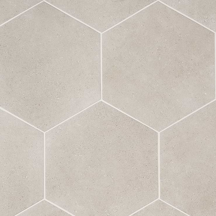 Pergola Taupe 12.5" Hexagon Matte Porcelain Tile