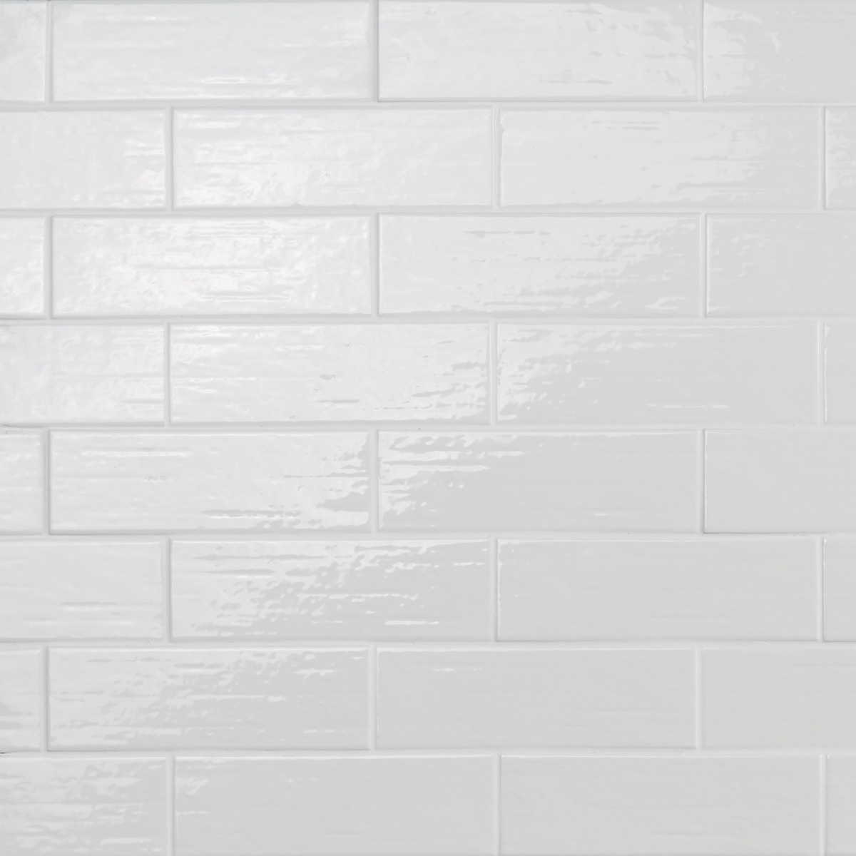 Kiln White 3x9 Polished Porcelain Subway Tile