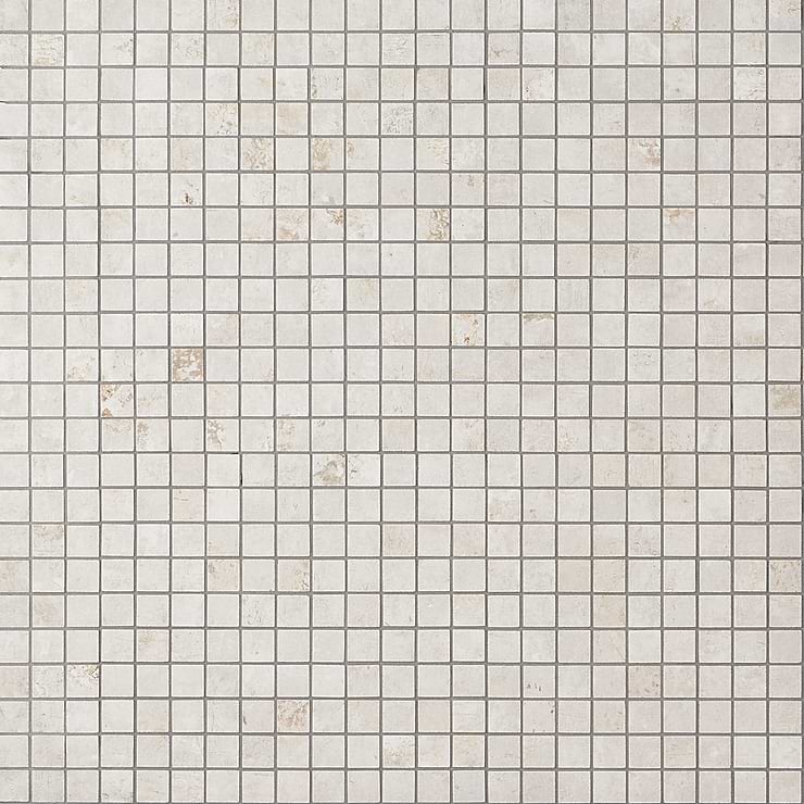 Portrait Ivory 1x1 Matte Porcelain Mosaic Tile