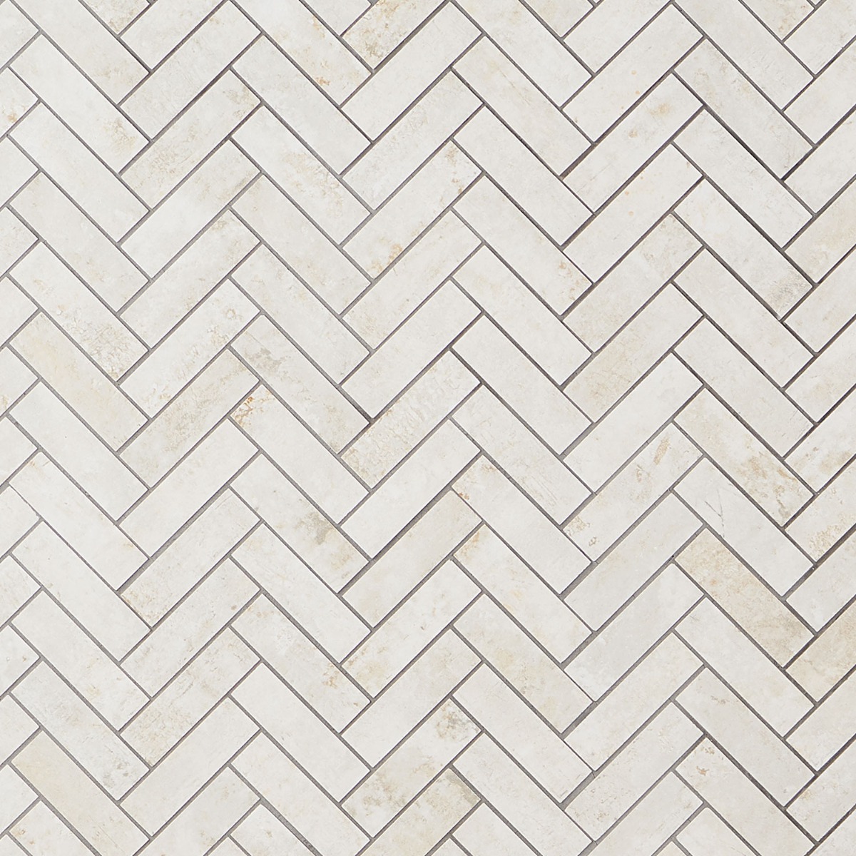 Portrait Ivory 1x4 Herringbone Matte Porcelain Mosaic Tile