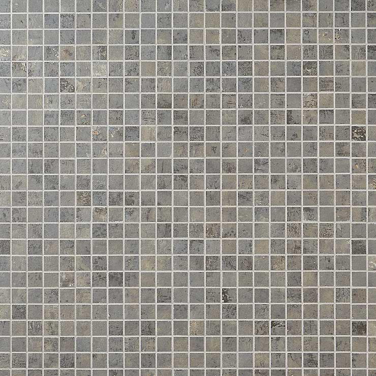 Portrait Sage Gray 1x1 Matte Porcelain Mosaic Tile