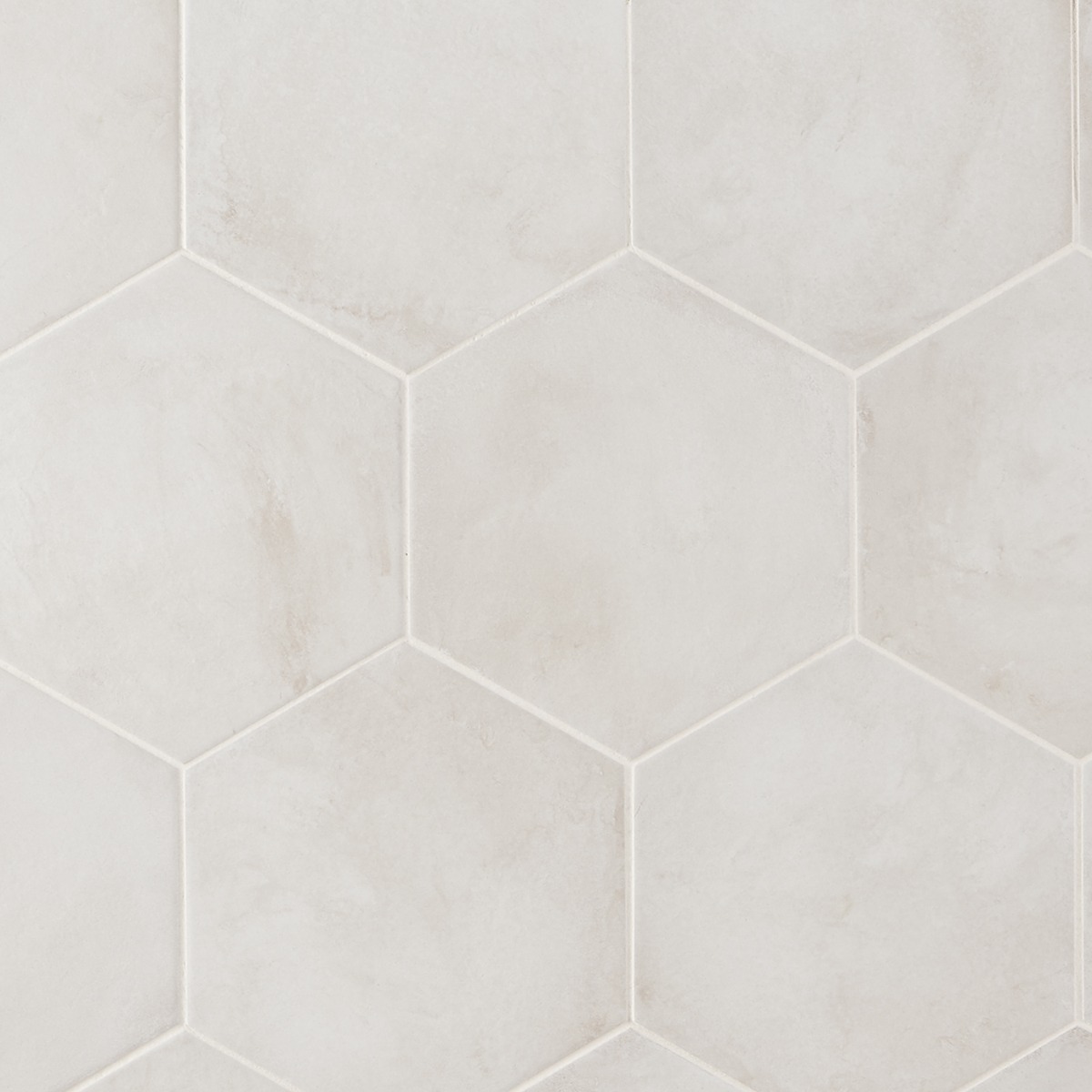 Ava Bianco 8" Hexagon Matte Porcelain Tile