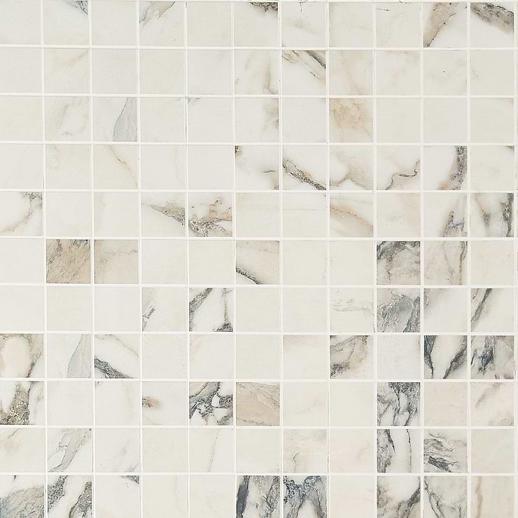 DreamStone Calacatta Rustico 2x2 Matte Porcelain Mosaic