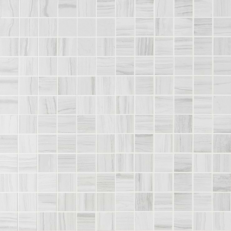 DreamStone Luminus White 2x2 Matte Porcelain Mosaic 