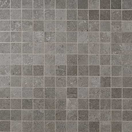 New Rock Fossil Dark Gray 2x2 Limestone Look Matte Porcelain Mosaic Tile