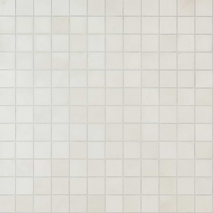 Clay Calm White 2x2 Matte Porcelain Mosaic Tile