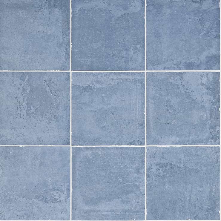 Alesso Indigo Blue 8x8 Matte Porcelain Tile