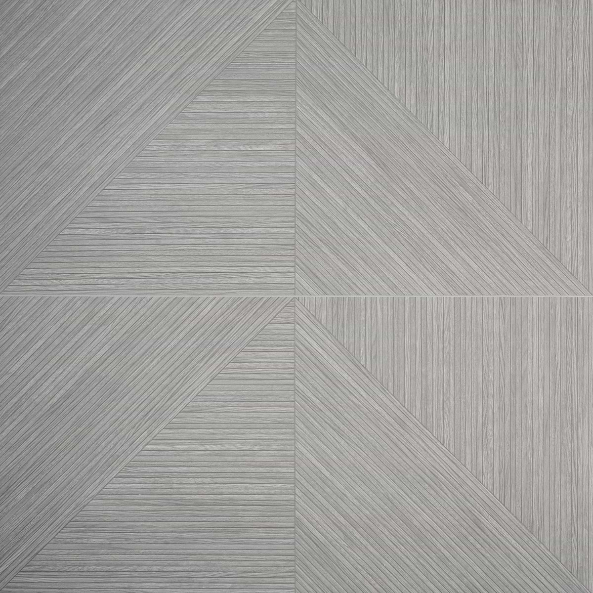 Enso Gray 24x48 Ribbed Matte Porcelain Wood Look Tile