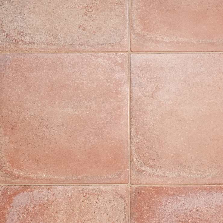 Burgos Terracotta Brick 14x14 Matte Porcelain Tile