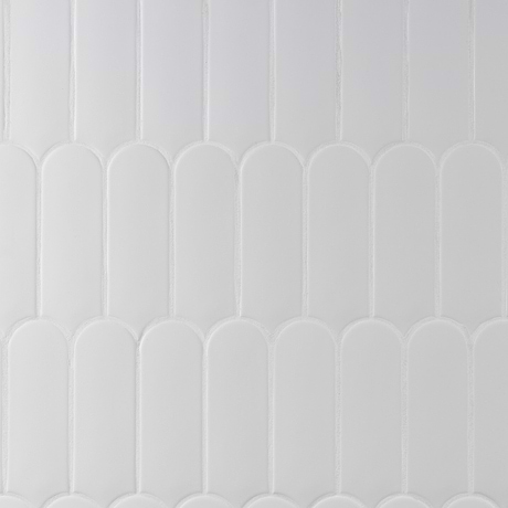 Parry Mist Gray 3x8 Fishscale Matte Ceramic Wall Tile