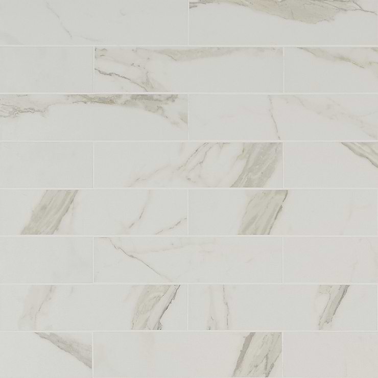 Marble Look Porcelain Tile for Backsplash