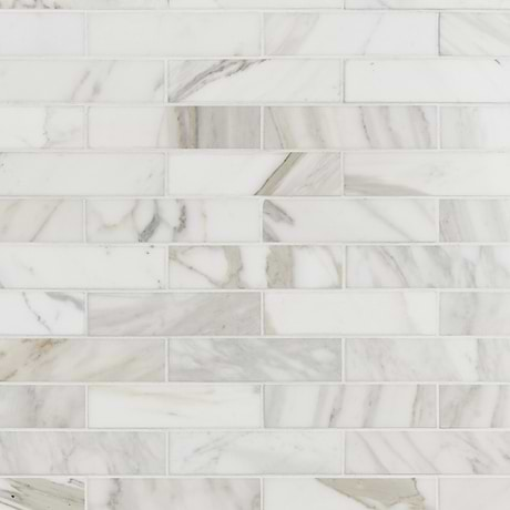 Calacatta Gold 2x8 Polished Marble Subway Tile