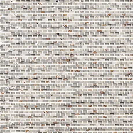 Pearl Marble + Glass Tile for Backsplash,Kitchen Wall,Bathroom Wall,Shower Wall