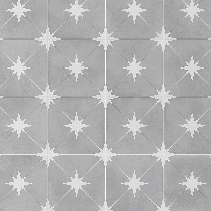 Tau Gris Gray 9x9 Matte Porcelain Tile