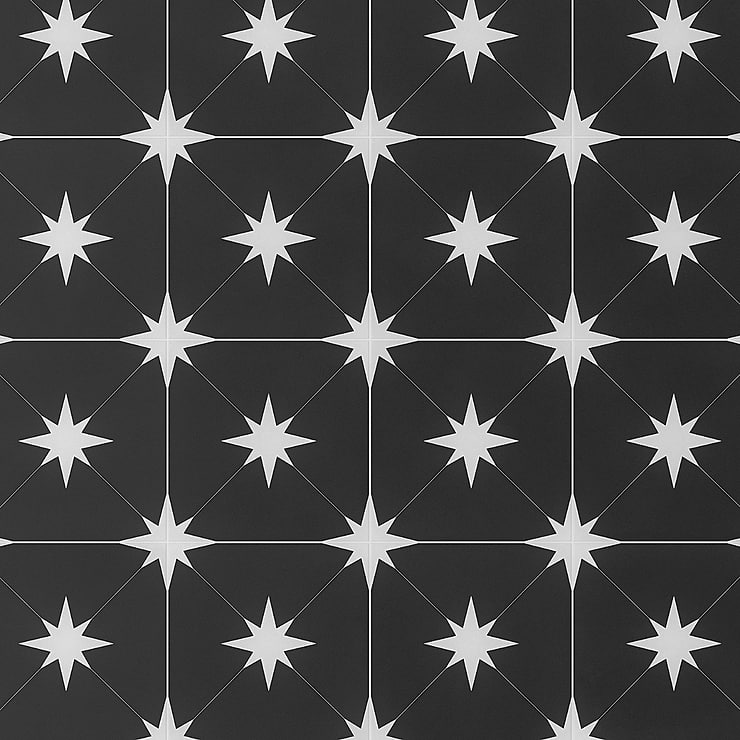 Tau Nero 9x9 Matte Porcelain Tile