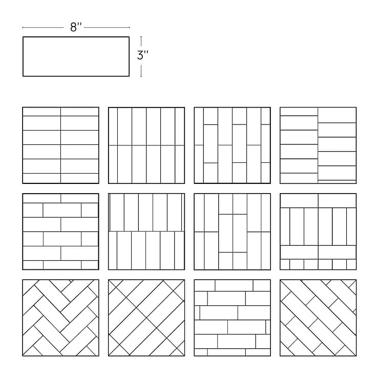 Portmore Gray 3x8 Glossy Ceramic Subway Tile
